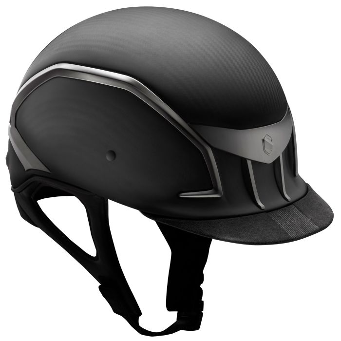 Samshield XJ Equine Helmet Samshield Riding Helmet XJ Glossy Trim Matt Black Blazon  main image 2